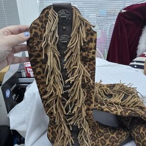 Naughty Monkey Rodeo Doll Sueded Fringe Boots